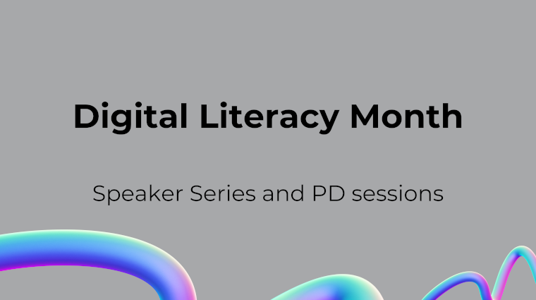 Speaker Series & PD sessions