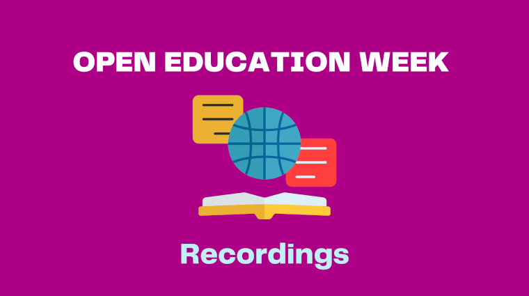 2023 Open Education Week Recordings Available