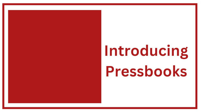 Introducing Pressbooks 