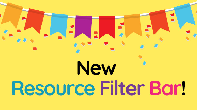 New Resource Filter Bar